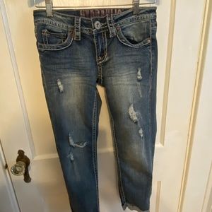 Hydraulic Bailey cuffed capri jeans 3/4